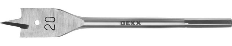 DEXX 20 x 152 мм, шестигранный хвостовик, перовое сверло по дереву (2945-20)