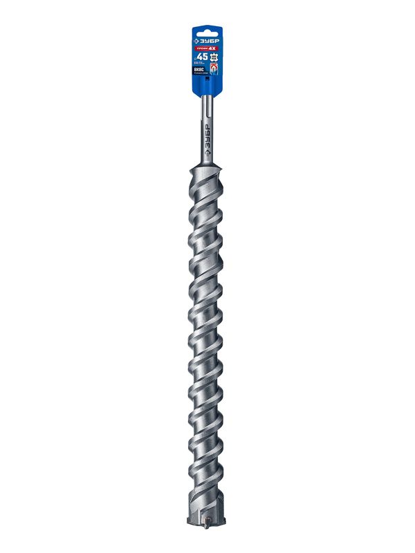 ЗУБР ПРОФИ-4Х 45x610/720 мм, SDS-max бур, ПРОФЕССИОНАЛ (29350-610-45)