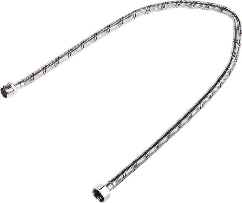 STAYER 1/2″, 0.8 м, гайка-штуцер, гибкая подводка для воды, Professional (51015-G/S-080)