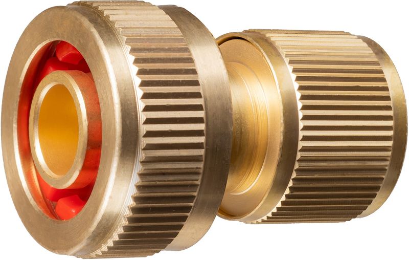 GRINDA BC-34A, 3/4″ с автостопом, из латуни, для шланга, быстросъёмный соединитель, PROLine (8-426130)