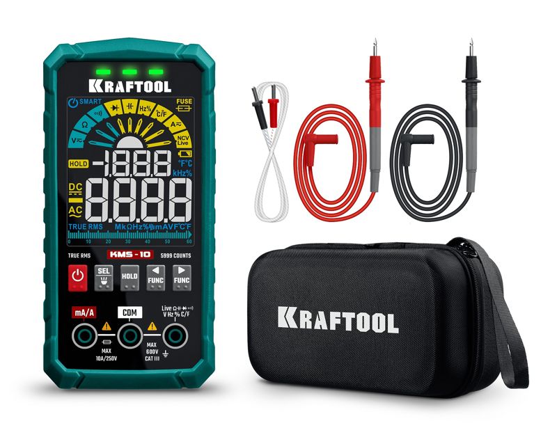 KRAFTOOL KMS-10 смарт-мультиметр цифровой (59872)